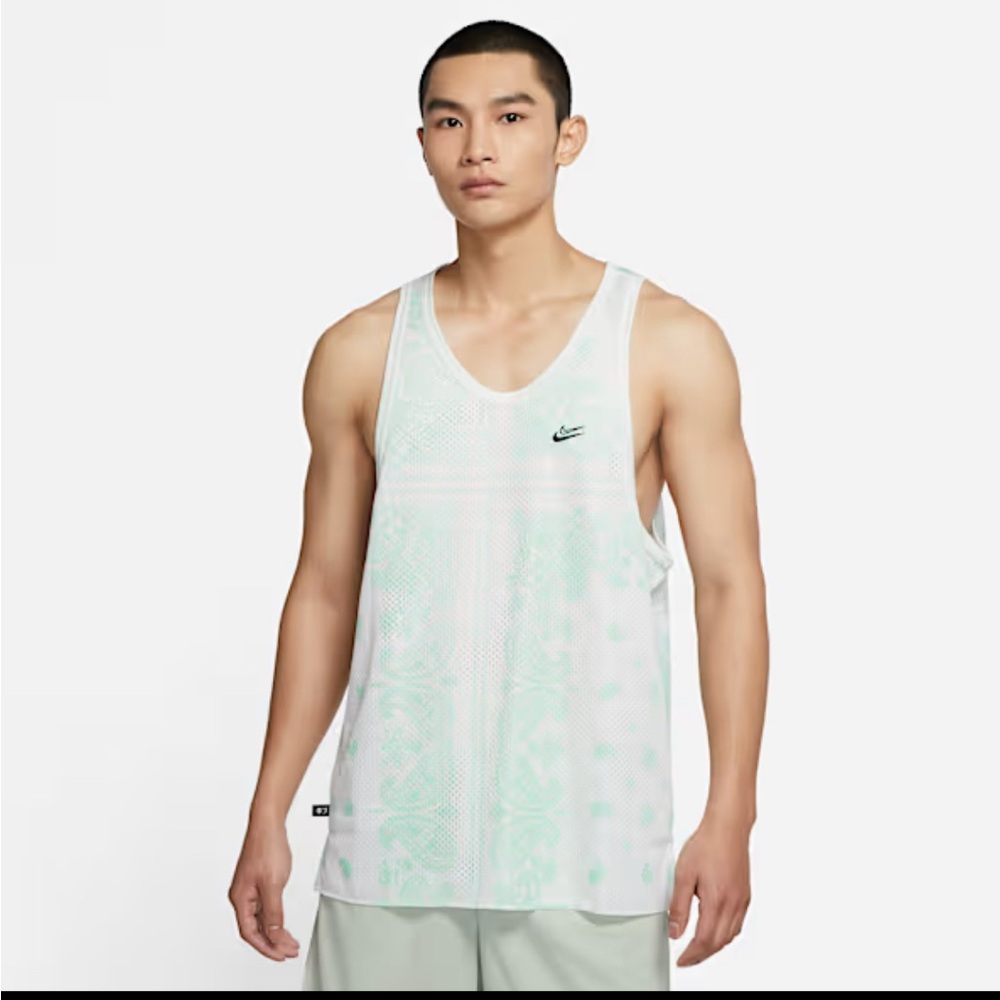 NWT Nike KD dry-fit mesh basketball tank with paisley print